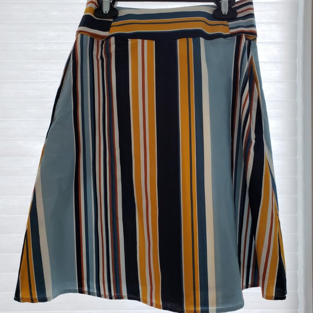 CREMIEUX Ladies striped SKIRT size 0 - Picture 2 of 5